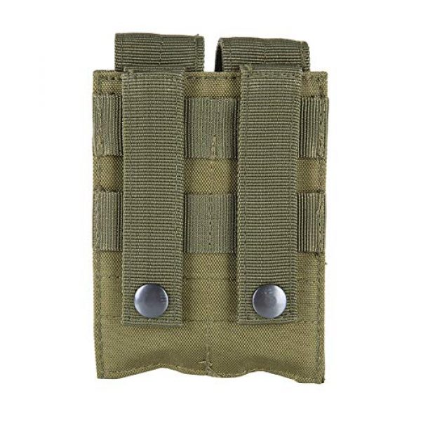 LiulingWSH Tactical Pouch 1 LiulingWSH Open Top Double Pistol Mag Pouch,Flashlight Holder Magazine,Durable 600D Nylon Material for Outdoor Airsoft Combat Hunting