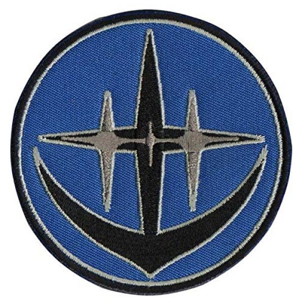 Tactical Embroidery Patch Airsoft Morale Patch 2 Mobile Suit Gundam UC Unicorn Londo Bell Tactical Embroidery Patch Hook & Loop Morale Patch Military Patch for Clothing Accessory Backpack Armband (2pcs)