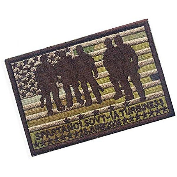 Embroidery Patch Airsoft Morale Patch 2 Seal Team Operation Red Wings Lone Survivor SDVT-1A Spartan 01 Military Hook Loop Tactics Morale Embroidered Patch (color1)