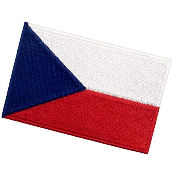 EmbTao Airsoft Morale Patch 4 EmbTao Czech Republic Flag Patch Embroidered Morale Applique Iron On Sew On National Emblem