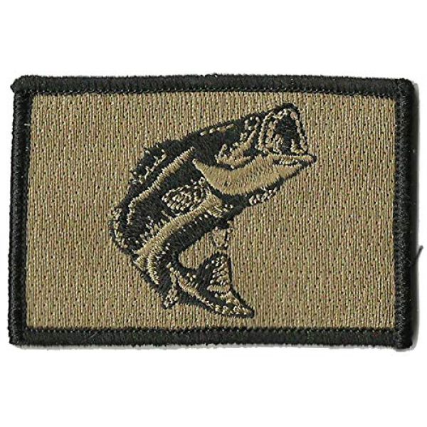 Gadsden and Culpeper Airsoft Morale Patch 1 Tactical Wildlife Largemouth Bass Patch