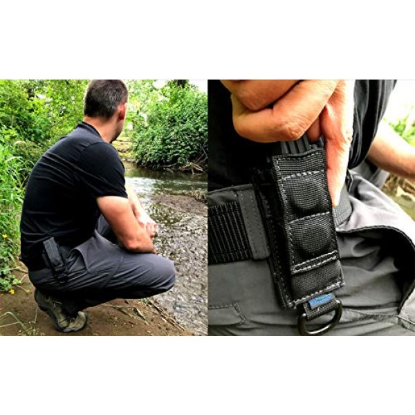 Miles Tactical Tactical Pouch 3 Miles Molle Multi Tool Pouch and Folding Knife Sheath with Strong Magnetic Removable Flap