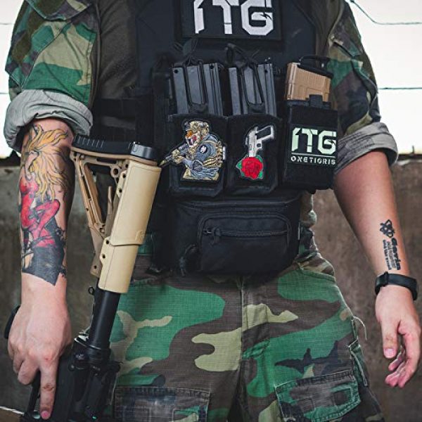 OneTigris Tactical Pouch 6 OneTigris PLUS1 Dump Pouch Tactical Drop Add-on Pack for Airsoft