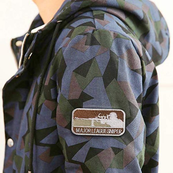 Morton Home Airsoft Morale Patch 2 Morton Home Major League Sniper Morale Patch (Brown)