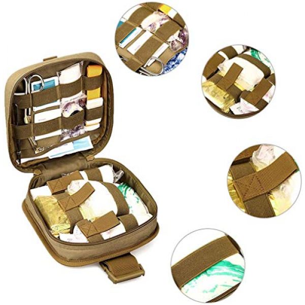 ACOMOO Tactical Pouch 6 ACOMOO Multifunctional Drop Leg Waist Bag - Tactical Thigh Brown Size No Size