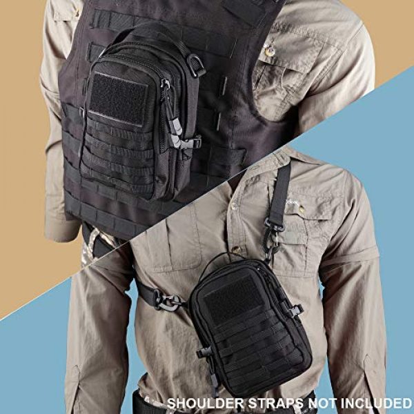 AMYIPO Tactical Pouch 7 AMYIPO Mini MOLLE Pouch Multi-Purpose Compact Tactical Small Waist Bags Utility Pouch Storage Pocket