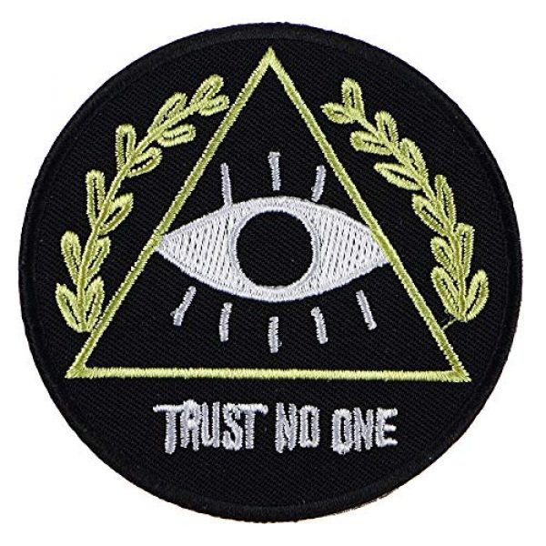 JPT Airsoft Morale Patch 4 Ê"Ìá´"ÌÊ 4 Patches - I Want to Believe, Trust NO ONE, I Want to Leave Iron Sew on Patches