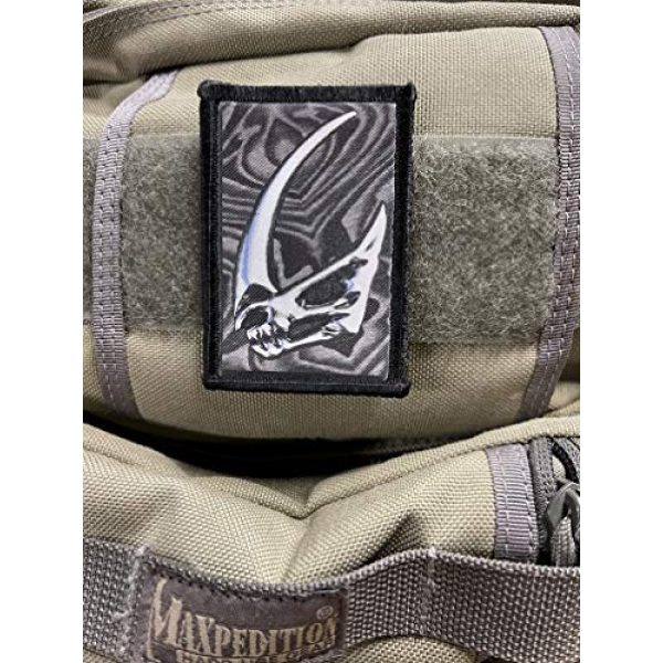 RedheadedTshirts Airsoft Morale Patch 2 Mandalorian Beskar Mudhorn Morale Patch Tactical Military. 2x3" Hook and Loop Made in The USA