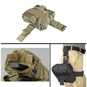 Ultimate Arms Gear Tactical Pouch 1 Ultimate Arms Gear Tactical Taccam Camo Utility Multi Purpose MOLLE Dump Ammo Ammunition Magazine Stripper Clips Pouch Drop Leg & Belt Adjustments Universal Rifle Shotgun Pistol Gun