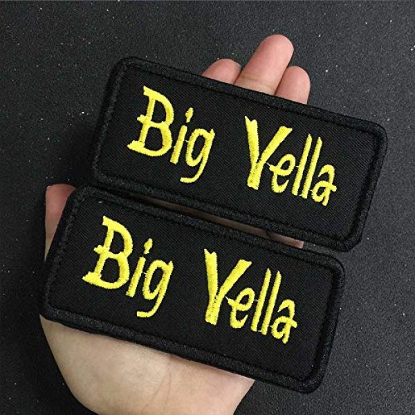 Graceful life Airsoft Morale Patch 6 Graceful life Custom Embroidery Name Patches 3 1/2"W x 2"H Personalized Military Number Tag Customized Logo ID for Multiple Clothing Bags Vest Jackets Work Shirts