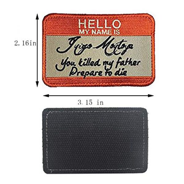 Arogheiz Airsoft Morale Patch 3 Bundle 3 Pieces Tactical Desert Badge Embroidery Fastener Hook & Loop Emblem Patch