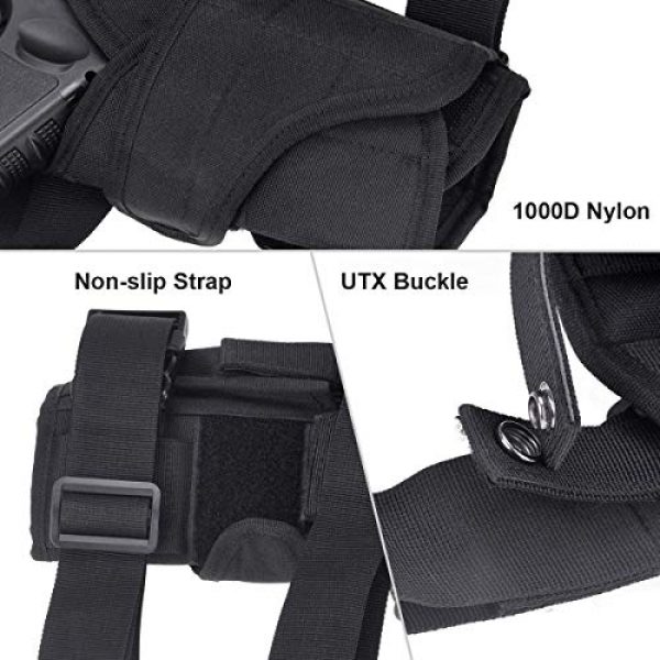 Onepin Tactical Pouch 6 Onepin Tornado Drop Leg Holster Left, and Right Hand Set, Adjustable Tactical Pistol Gun Holsters with Magazine Pouch