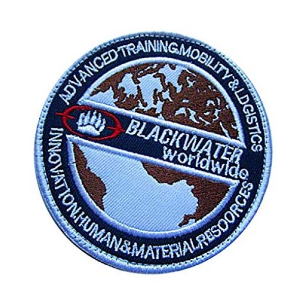 Embroidery Patch Airsoft Morale Patch 3 Blackwater Military Hook Loop Tactics Morale Embroidered Patch