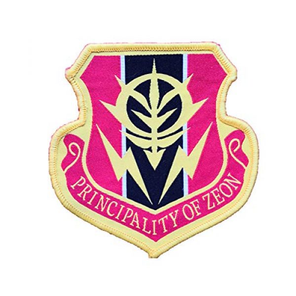 Generic Airsoft Morale Patch 1 Gundam Principality of Zeon Warfare Anime Airsoft Military Hook Loop Tactics Morale Embroidered Patch