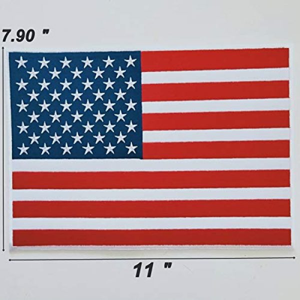 Heavens Tvcz Airsoft Morale Patch 6 Heavens Tvcz Large XXL National Flag Embroidered Motorcycle for Men Women Teens Patches Thin Red White Line Morale Stars On Blue Background Tactical US Flag Worn Black United Jeans Women Patch 11" x 7