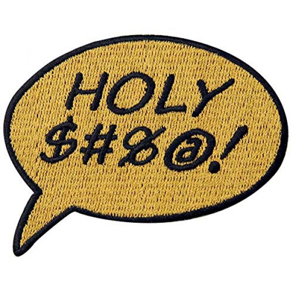 Rocking Planet Airsoft Morale Patch 1 Holy $#%@ Patch Embroidered Funny Biker Applique Iron On Sew On Emblem