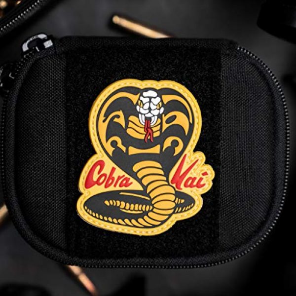 NEO Tactical Gear Airsoft Morale Patch 1 NEO Tactical Gear Cobra Kai Karate Kid Johnny Lawrence PVC Rubber Morale Patch, Hook Backed Morale Patch