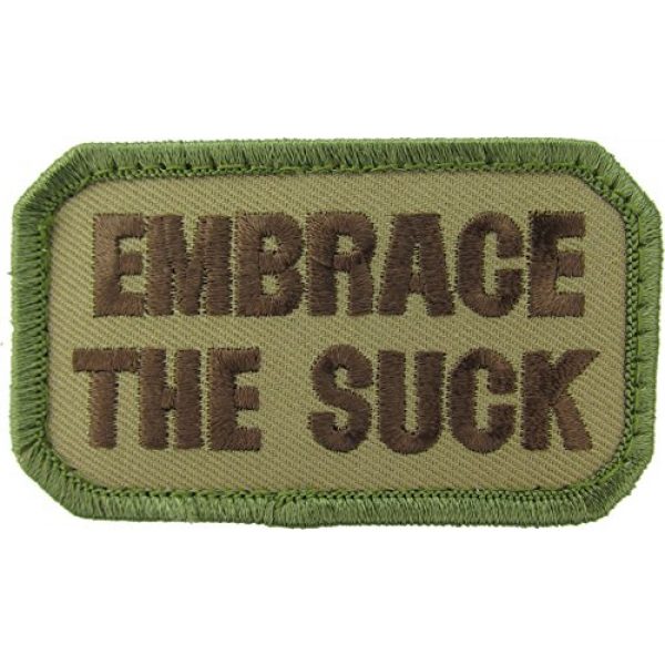 MilSpec Monkey Airsoft Morale Patch 1 Embrace the Suck Morale Patch (Multicam (Arid))