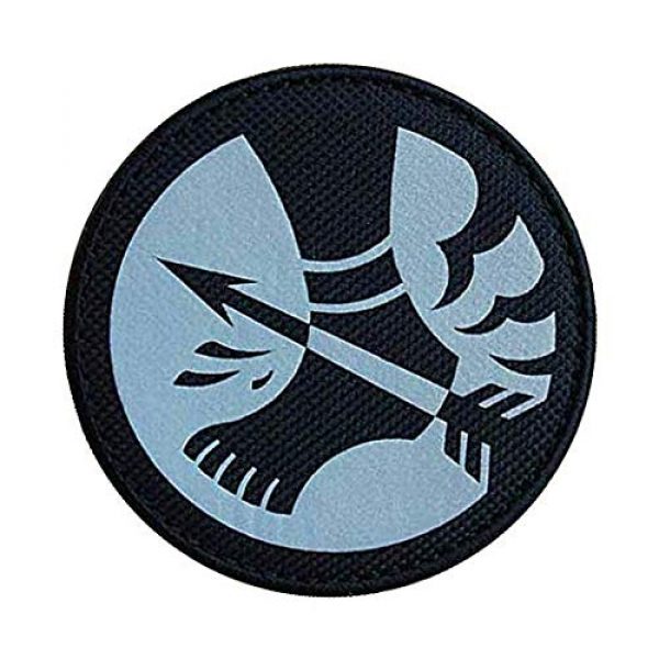 Embroidery Patch Airsoft Morale Patch 2 SCP Foundation Special Containment Procedures Foundation SCP Mobile Task Forces Omega-12 Achilles' Heels" Military Hook Loop Tactics Morale Reflective Patch