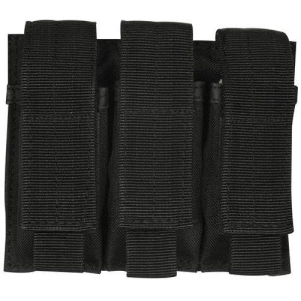 Fox Outdoor Tactical Pouch 1 Triple Pistol Mag Pouch Black