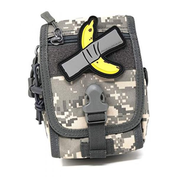 Stinking Patch Co. Airsoft Morale Patch 7 Duct Tape Pop Art Banana and Banana Clip PVC Hook and Loop Patch Bundle