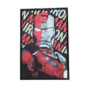 Fine Print Patch Airsoft Morale Patch 1 Iron Man Marvel Comics Military Hook Loop Tactics Morale Patch