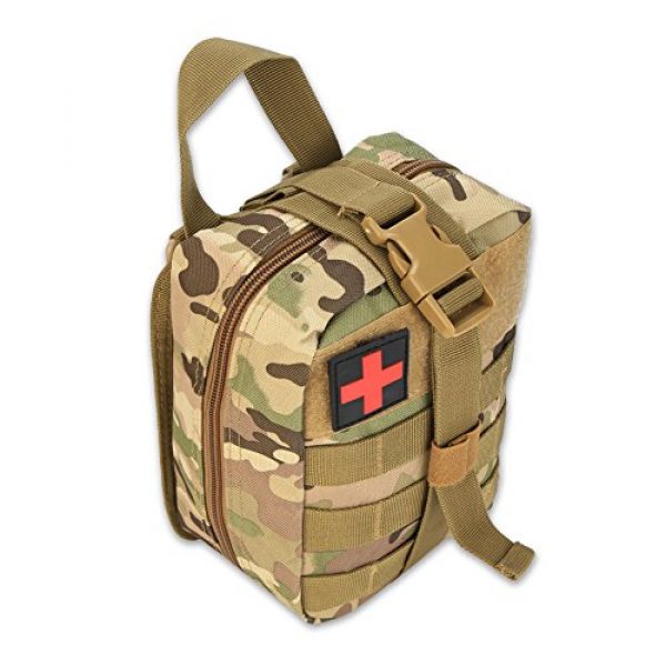 Dioche Tactical Pouch 4 Dioche Outdoor Survival Military First Aid Bag Climbing Emergency Medical Pouch Pack(Camouflage)