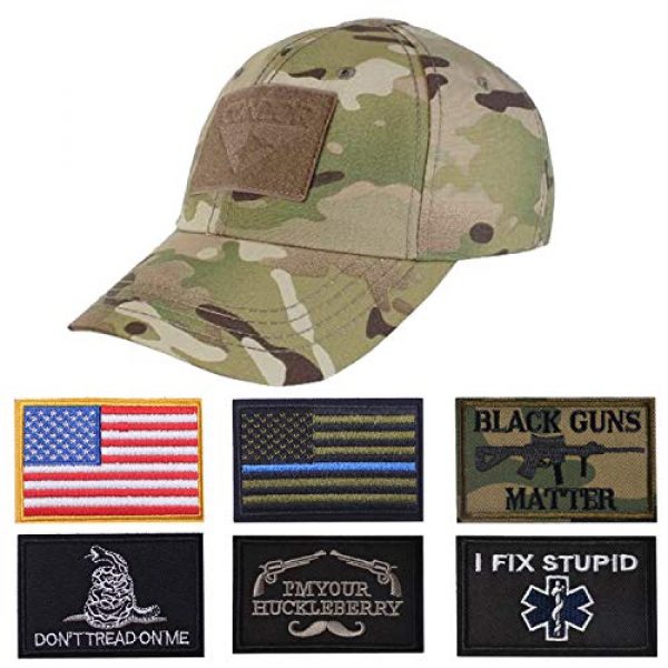 SHELCUP Airsoft Morale Patch 6 SHELCUP Velcro Patches, Hook and Loop, for molle Bags, Vest, Hats etc
