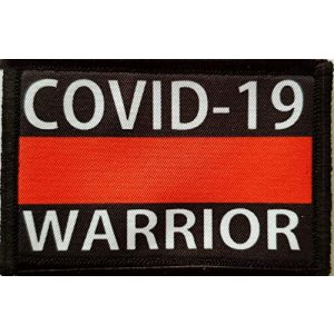 RedheadedTshirts Airsoft Morale Patch 1 Covid-19 Warrior First Responder Fire Rescue Coronavirus Morale Patch redheadedtshirts Made in The USA