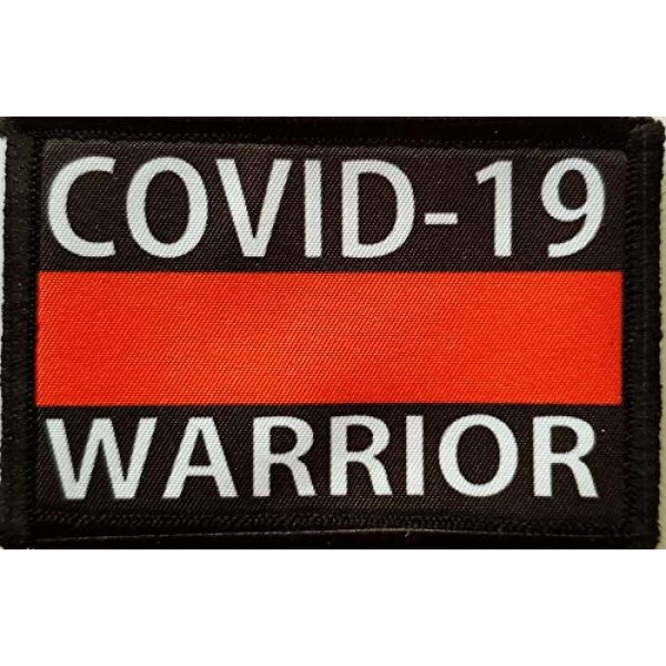RedheadedTshirts Airsoft Morale Patch 1 Covid-19 Warrior First Responder Fire Rescue Coronavirus Morale Patch redheadedtshirts Made in The USA
