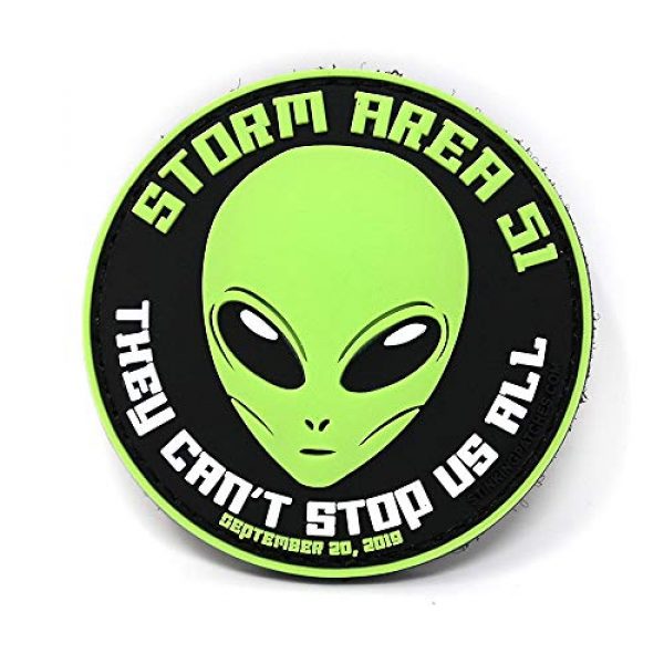 Stinking Patch Co. Airsoft Morale Patch 1 Storm Area 51 Commemorative Morale Patch
