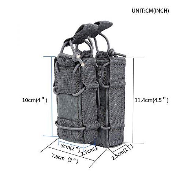EXCELLENT ELITE SPANKER Tactical Pouch 7 Molle Dump Pouch Drawstring Magazine Open-Top Double Rifle Mag Pouch Pistol Mag Pouch