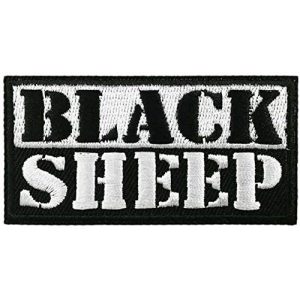Eminent Domain Airsoft Morale Patch 2 Black Sheep Embroidered Patch 1.5 in x 3.5 in Iron on or Sew On Morale Patch