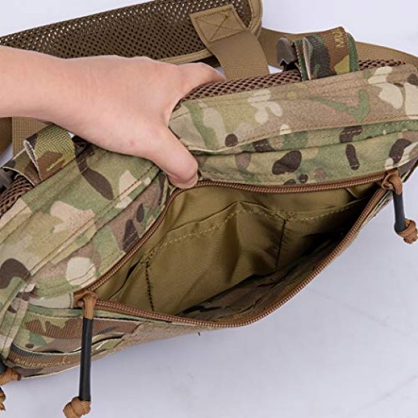 IDOGEAR Tactical Pouch 3 IDOGEAR Tactical Recon Kit Bag Chest Bag Molle Combat Pouch 500D Nylon