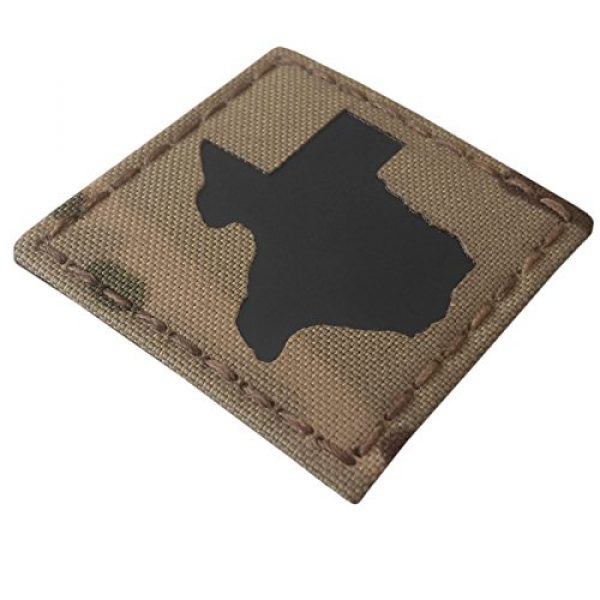 Tactical Freaky Airsoft Morale Patch 7 Texas Multicam Infrared IR 2x2 Tactical Morale Hook&Loop Patch
