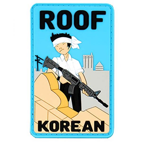 Violent Little Machine Shop Airsoft Morale Patch 1 "Roof Korean" Morale Patch by Violent Little Machine Shop - Tactical Velcro PVC
