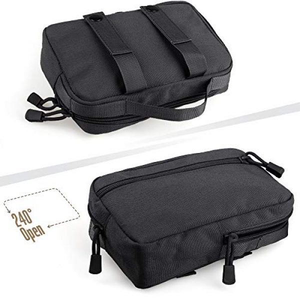 LIVANS Tactical Pouch 4 LIVANS Tactical EDC Molle Pouch, Medical EMT Pouch Quick Rip-Away First Aid Pouches, Blowout Utility Bag Perfect for Emergency, Medical, Survival, Trauma, Travel