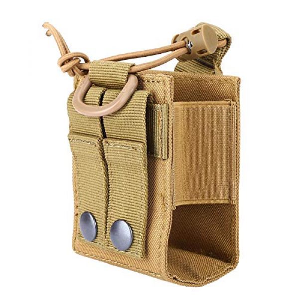 Vikye Tactical Pouch 1 Vikye Walkie Talkie Bag, Portable Tactical Military Walkie Talkie Bag, Pouch Radio Holder Case for Sports Outdoor