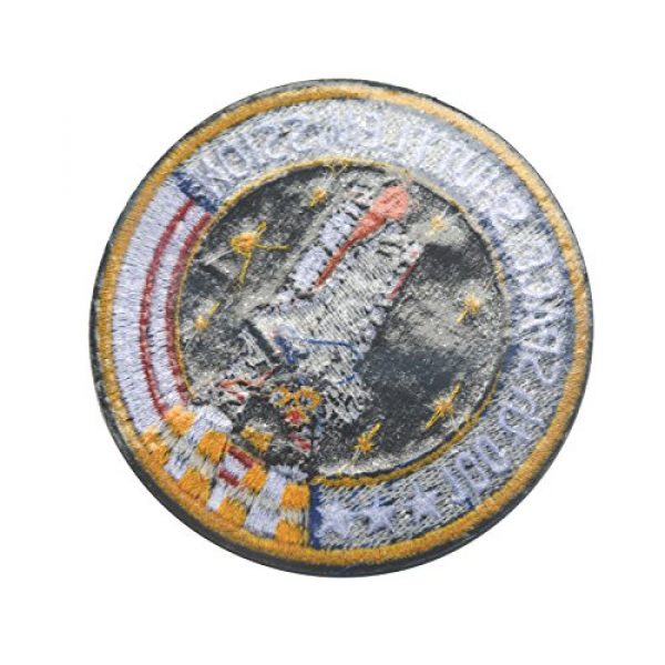 Monte Everest Airsoft Morale Patch 3 Classic Tactical NASA Patches Lot with American Flag Iron On Patches for Team Morale (3 Pcs)