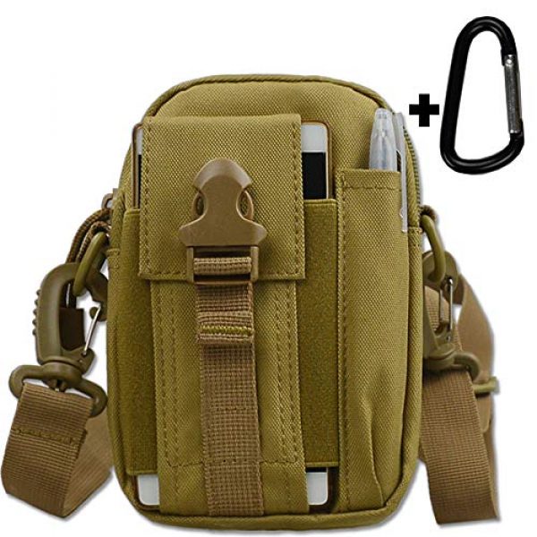 LIUYIJIE Tactical Pouch 1 LIUYIJIE Outdoor Waist Bag Tactical Pouch Hiking Camping Cycling Trekking Multipurpose Utility Gadget Belt Waist Bag Cell Phone Holster