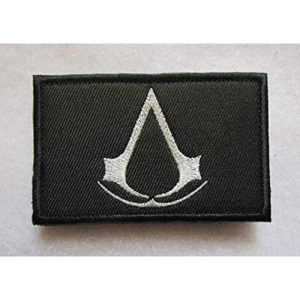Embroidered Patch Airsoft Morale Patch 1 Assassin's Creed 3D Tactical Patch Military Embroidered Morale Tags Badge Embroidered Patch DIY Applique Shoulder Patch Embroidery Gift Patch
