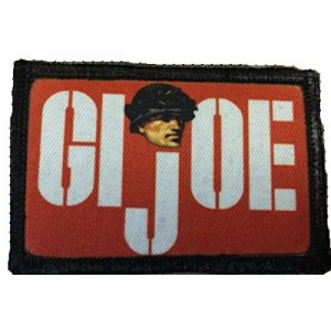 RedheadedTshirts Airsoft Morale Patch 1 Retro GI Joe Logo Morale Patch. Perfect for your Tactical Military Army Gear, Backpack, Operator Baseball Cap, Plate Carrier or Vest. 2x3" Hook Patch. Made in the USA