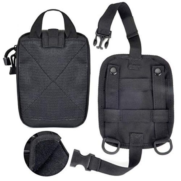 Goldfire Tactical Pouch 6 Goldfire Medical First Aid Pouch,Molle EMT Pouch Tactical Rip-Away Nylon Medical Pouch for Outdoor Hiking Camping Trekking Hunting