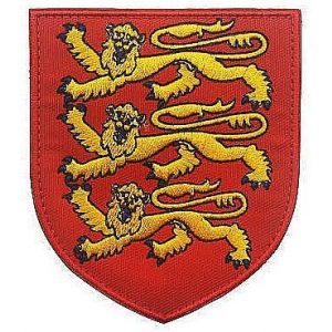 Embroidery Patch Airsoft Morale Patch 1 England Royal Coat of Arms England Flag Military Hook Loop Tactics Morale Embroidered Patch