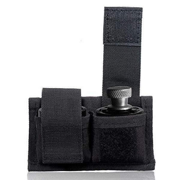 ACKEIVTO Tactical Pouch 1 Speedloader Pouch Case Holder Nylon Tactical Double Speedloader