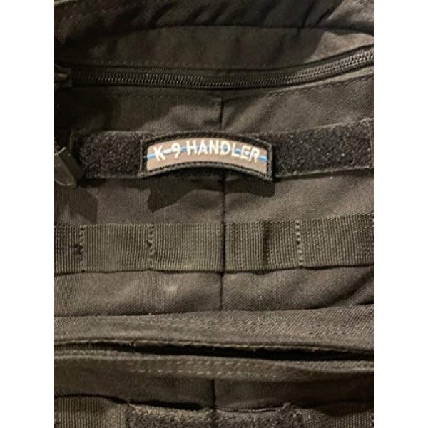 PakedDeals Airsoft Morale Patch 2 PakedDeals Thin Blue Line K9 Handler Morale Patch Hook & Loop Gear Bag Tac Vest Police