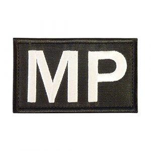 LEGEEON Airsoft Morale Patch 1 LEGEEON MP Military Brassard Tactical Morale Army Embroidered Touch Fastener Patch