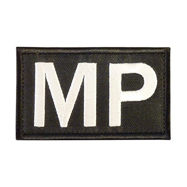 LEGEEON Airsoft Morale Patch 1 LEGEEON MP Military Brassard Tactical Morale Army Embroidered Touch Fastener Patch