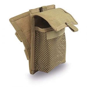 LIVANS Tactical Pouch 1 LIVANS Tactical Mesh Pocket, Molle Mesh Pouch Small Utility Pouch Mag Dump Pouch Storage Pocket Backpack Attachment EDC Pouch Hook-N-Loop Quick Release Design