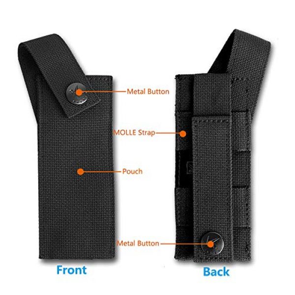 KRYDEX Tactical Pouch 5 KRYDEX Tactical Medical Shears Pouch Tactical EMT Scissor Sheath MOLLE Hand Tools Holder